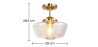 Buy Design Ceiling Lamp Transparent 59845 - in the UK