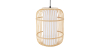 Buy Bamboo Pendant Light Design Boho Bali  Natural wood 59847 in the United Kingdom