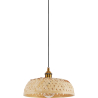 Buy Boho Bali Style Bamboo Pendant Hanging Lamp Natural wood 59849 - in the UK