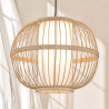 Buy Modern Bamboo Ceiling Lamp Design Boho Bali  Natural wood 59851 - prices