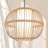 Buy Modern Bamboo Ceiling Lamp Design Boho Bali  Natural wood 59851 - prices