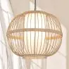 Buy Modern Bamboo Ceiling Lamp Design Boho Bali  Natural wood 59851 - prices
