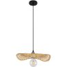 Buy Bamboo Pendant Lamp Design Boho Bali - Brena Natural wood 59852 - in the UK