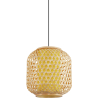 Buy Bamboo Ceiling Lamp - Boho Bali Style Pendant Lamp - Karen Natural wood 59855 in the United Kingdom