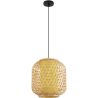 Buy Bamboo Ceiling Lamp - Boho Bali Style Pendant Lamp - Karen Natural wood 59855 - in the UK