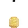 Buy Bamboo Ceiling Lamp - Boho Bali Style Pendant Lamp - Karen Natural wood 59855 in the United Kingdom