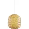 Buy Bamboo Ceiling Lamp - Boho Bali Style Pendant Lamp - Karen Natural wood 59855 with a guarantee