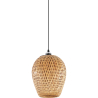 Buy Stylish Bamboo Design Boho Bali Pendant Lamp Natural wood 59856 in the United Kingdom