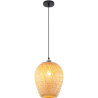 Buy Stylish Bamboo Design Boho Bali Pendant Lamp Natural wood 59856 - prices