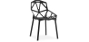 Buy Mykonos design dining chair - PP and Metal Black 59796 - prices