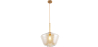 Buy Glass Shade Hanging Lamp Beige 59858 at MyFaktory
