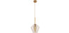 Buy Diamond Shaped Glass Shade Hanging Lamp Beige 59859 - in the UK