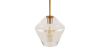 Buy Diamond Shaped Glass Shade Hanging Lamp Beige 59859 at MyFaktory