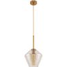 Buy Diamond Shaped Glass Shade Hanging Lamp Beige 59859 - in the UK
