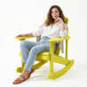 Buy Adirondack Rocking Chair Pastel yellow 59861 at MyFaktory
