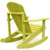 Buy Adirondack Rocking Chair Pastel yellow 59861 in the United Kingdom