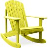 Buy Adirondack Rocking Chair Pastel yellow 59861 - in the UK
