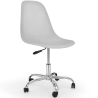 Buy Swivel office chair with casters - Brielle White 59863 in the United Kingdom