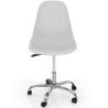 Buy Swivel office chair with casters - Brielle White 59863 - in the UK