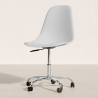 Buy Swivel office chair with casters - Brielle White 59863 at MyFaktory