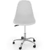 Buy Swivel office chair with casters - Brielle White 59863 - in the UK