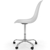 Buy Swivel office chair with casters - Brielle White 59863 home delivery