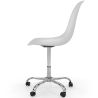 Buy Swivel office chair with casters - Brielle White 59863 in the United Kingdom