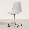 Buy Swivel office chair with casters - Brielle White 59863 at MyFaktory