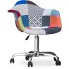 Buy Emery Office Chair - Patchwork Pixi  Multicolour 59868 in the United Kingdom