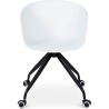 Buy Design Office Chair with Wheels White 59885 - in the UK