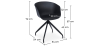 Buy Design Office Chair with Armrests Black 59886 home delivery
