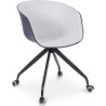 Buy Black Padded Office Chair with Armrests and Wheels Light grey 59888 - prices