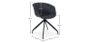 Buy Design Black Padded Office Chair with Armrests Dark grey 59890 in the United Kingdom