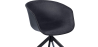 Buy Design Black Padded Office Chair with Armrests Dark grey 59890 - in the UK