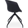 Buy Design Black Padded Office Chair with Armrests Dark grey 59890 at MyFaktory