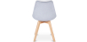 Buy Scandinavian Padded Dining Chair Light grey 59892 - in the UK