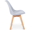 Buy Scandinavian Padded Dining Chair Light grey 59892 at MyFaktory