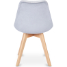 Buy Scandinavian Padded Dining Chair Light grey 59892 home delivery