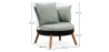 Buy Scandinavian Design Armchair - Shalma Green 59896 in the United Kingdom