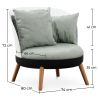 Buy Scandinavian Design Armchair - Shalma Green 59896 in the United Kingdom