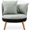 Buy Scandinavian Design Armchair - Shalma Green 59896 - in the UK