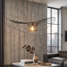 Buy Hanging Lamp Vertice - Metal - 80cm Black 59903 at MyFaktory