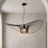 Buy Hanging Lamp Vertice - Metal - 80cm Black 59903 with a guarantee