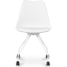 Buy Scandinavian Office chair with Wheels  - Dana White 59904 - in the UK