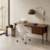 Buy Scandinavian Office chair with Wheels  - Dana White 59904 - prices