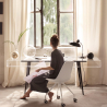 Buy Scandinavian Office chair with Wheels  - Dana White 59904 - prices