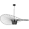 Buy Hanging Lamp Vertice - Metal - 100cm Black 59905 - prices