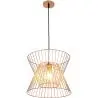 Buy Retro Ceiling Lamp - Design Pendant Lamp - Lena Gold 59908 - in the UK