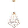 Buy Diamond Retro Style Pendant Lamp Gold 59910 - prices