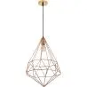 Buy Diamond Retro Style Pendant Lamp Gold 59910 - in the UK